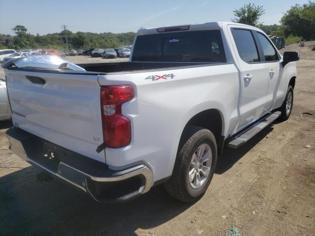 1GCUYDED7MZ143686 - 2021 CHEVROLET SILVERADO WHITE photo 4