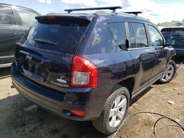 1J4NF1FB5BD182237 - 2011 JEEP COMPASS SP BLUE photo 4