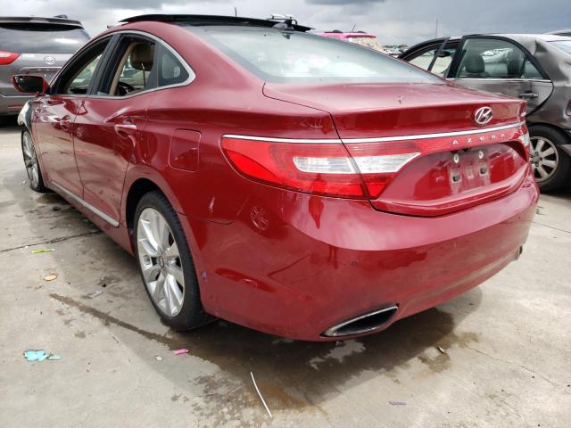 KMHFH4JG7EA396835 - 2014 HYUNDAI AZERA GLS BURGUNDY photo 3