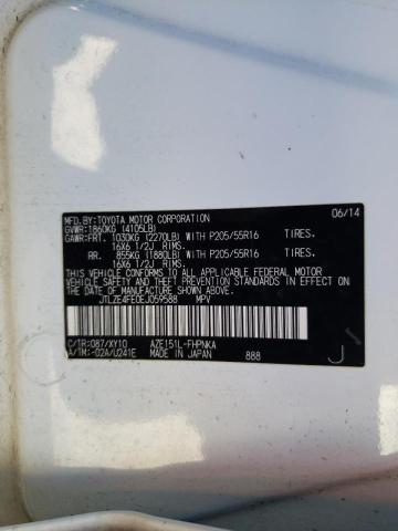 JTLZE4FE0EJ059588 - 2014 TOYOTA SCION XB თეთრი ფოტო 10