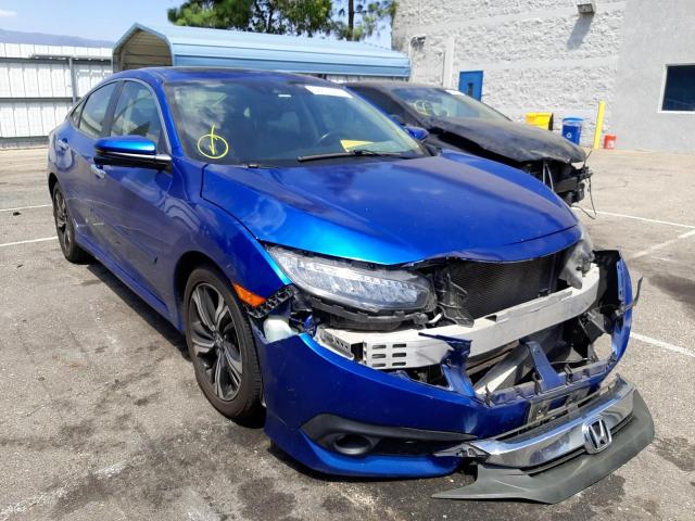 2HGFC1F92JH640741 - 2018 HONDA CIVIC TOUR BLUE photo 1