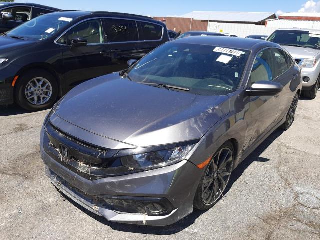 19XFC2F84ME202086 - 2021 HONDA CIVIC SPOR CHARCOAL photo 2