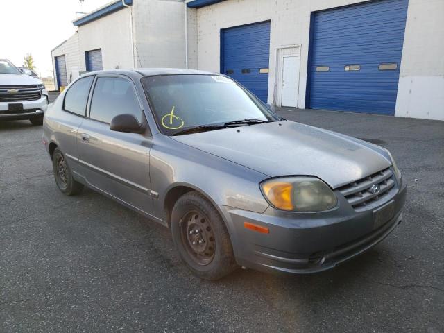 KMHCG35C45U342009 - 2005 HYUNDAI ACCENT GRAY photo 1