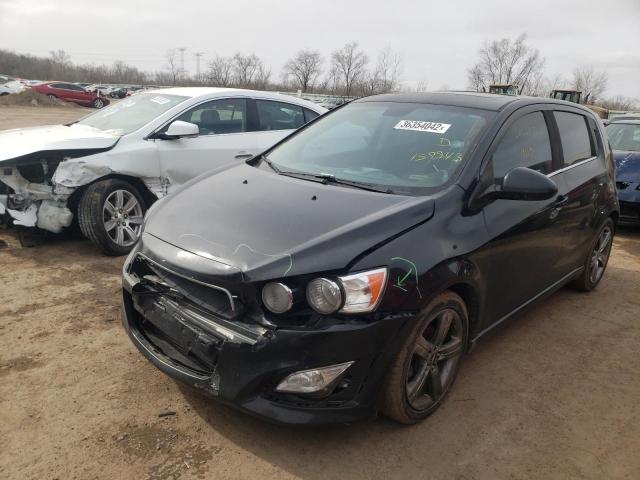 1G1JG6SB1D4159943 - 2013 CHEVROLET SONIC RS CHARCOAL photo 2