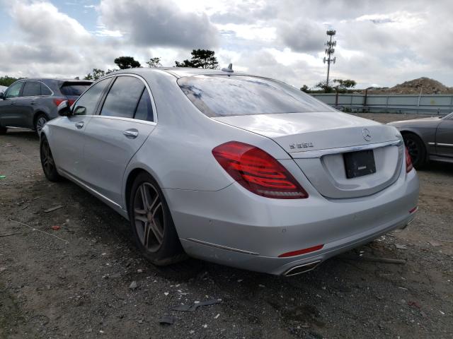 WDDUG8FBXGA266463 - 2016 MERCEDES-BENZ S550 SILVER photo 3