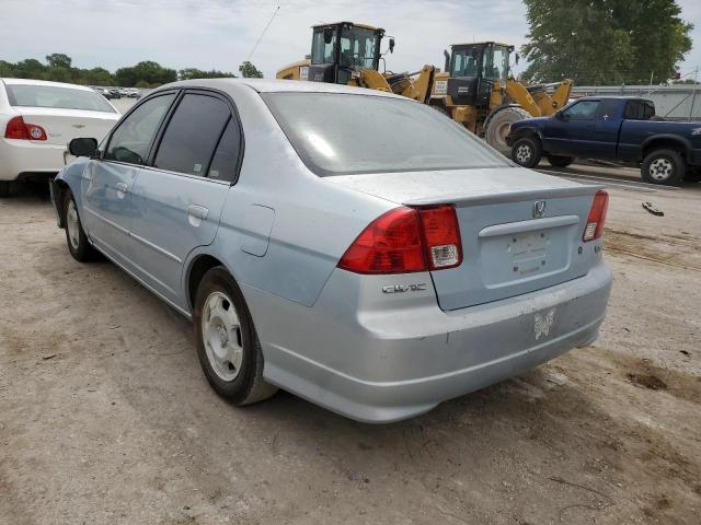 JHMES96645S012565 - 2005 HONDA CIVIC HYBR SILVER photo 3