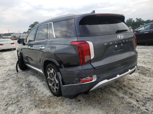 KM8R74HE1MU306239 - 2021 HYUNDAI PALISADE C BLACK photo 3