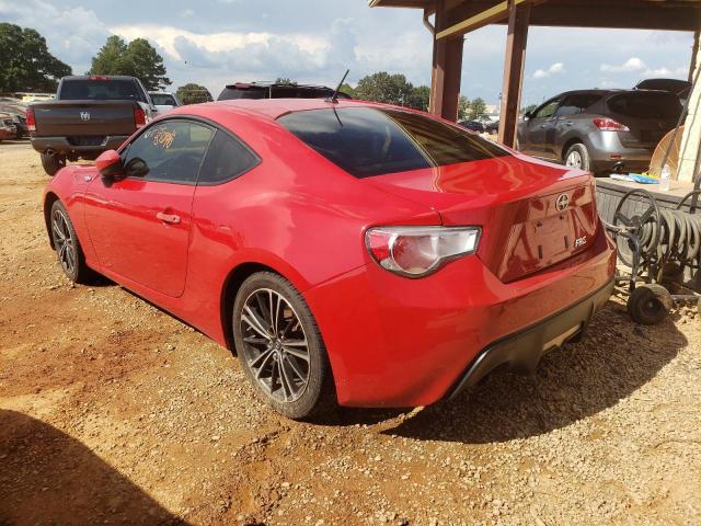 JF1ZNAA10D2705418 - 2013 TOYOTA SCION FR-S RED photo 3