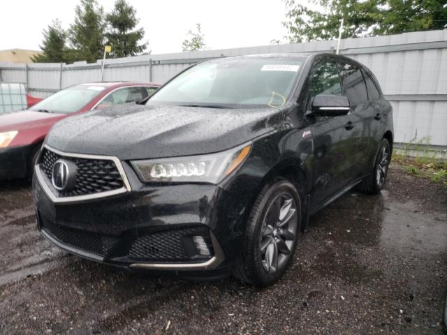 5J8YD4H08KL805721 - 2019 ACURA MDX A-SPEC BLACK photo 2