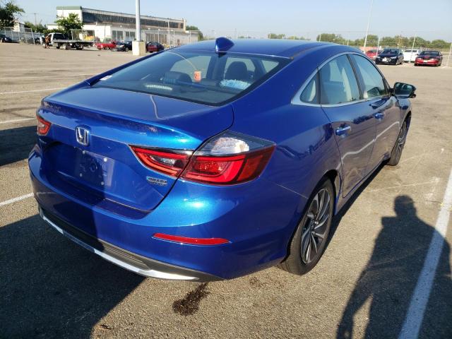 19XZE4F91KE018720 - 2019 HONDA INSIGHT TO BLUE photo 4