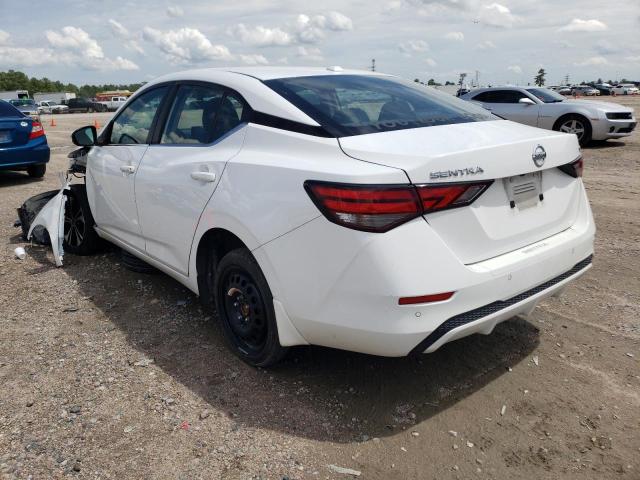 3N1AB8CV1LY268959 - 2020 NISSAN SENTRA SV WHITE photo 3