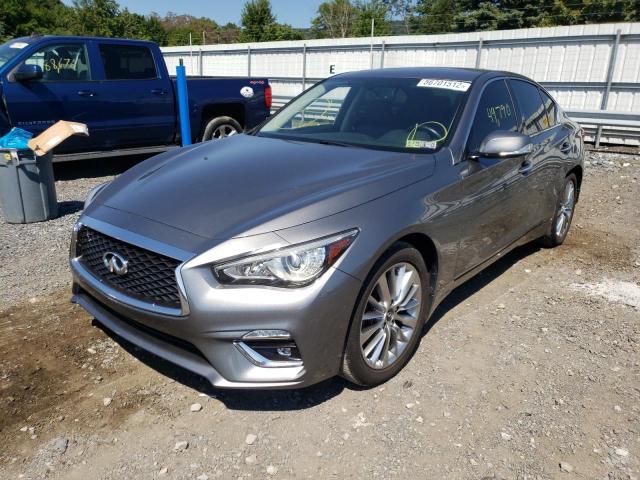 JN1CV7AR0JM280035 - 2018 INFINITI Q50 PURE GRAY photo 2