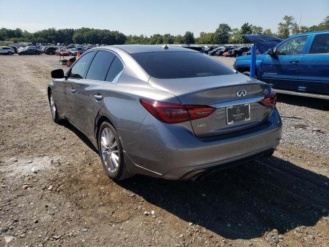 JN1CV7AR0JM280035 - 2018 INFINITI Q50 PURE GRAY photo 3