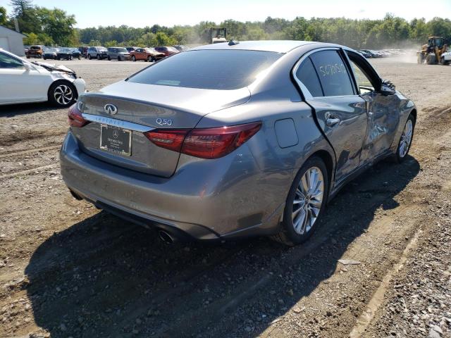 JN1CV7AR0JM280035 - 2018 INFINITI Q50 PURE GRAY photo 4