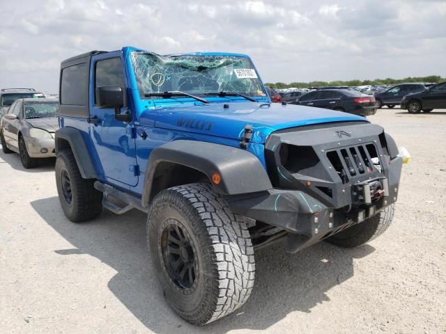 1C4AJWAG4GL247241 - 2016 JEEP WRANGLER S BLUE photo 1