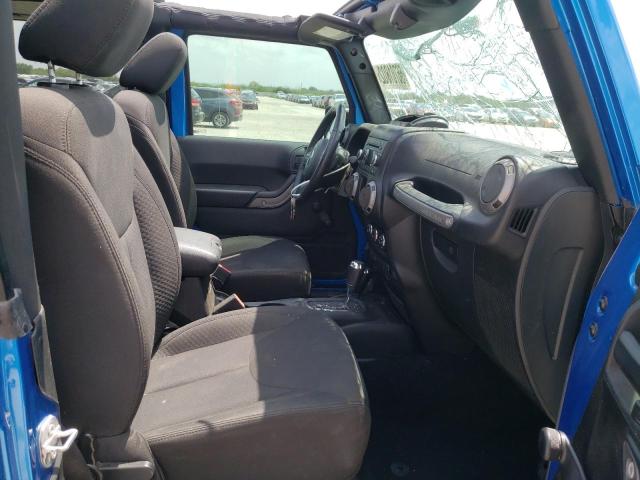 1C4AJWAG4GL247241 - 2016 JEEP WRANGLER S BLUE photo 5