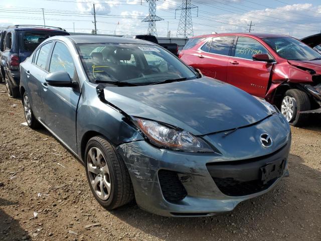 JM1BL1TG2D1756587 - 2013 MAZDA 3 I GRAY photo 1