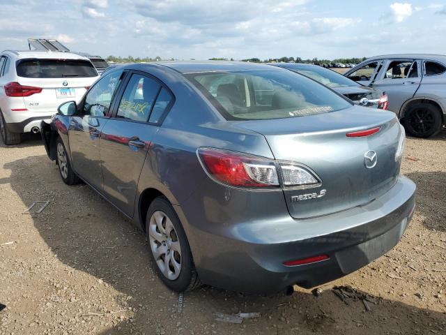 JM1BL1TG2D1756587 - 2013 MAZDA 3 I GRAY photo 3