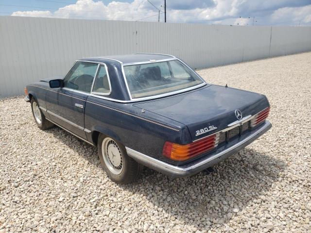 WDB1070421A007406 - 1984 MERCEDES-BENZ 280 SL BLACK photo 3