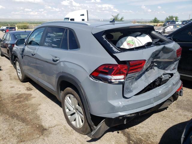 1V2KE2CA7MC204050 - 2021 VOLKSWAGEN ATLAS CROS Серый фото 3