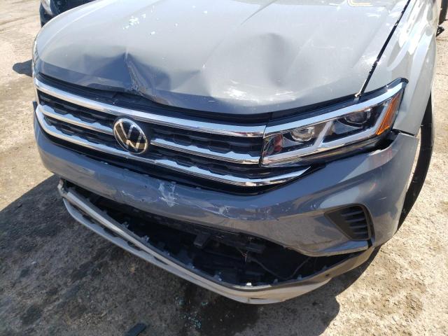 1V2KE2CA7MC204050 - 2021 VOLKSWAGEN ATLAS CROS Серый фото 9