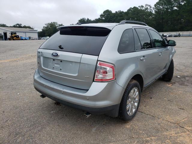 2FMDK39C87BA91470 - 2007 FORD EDGE SEL P SILVER photo 4