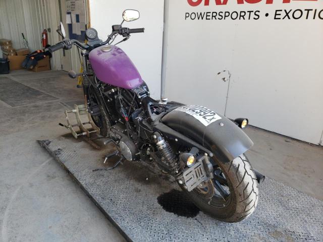 1HD4LE218KC402795 - 2019 HARLEY-DAVIDSON XL883 N PURPLE photo 3