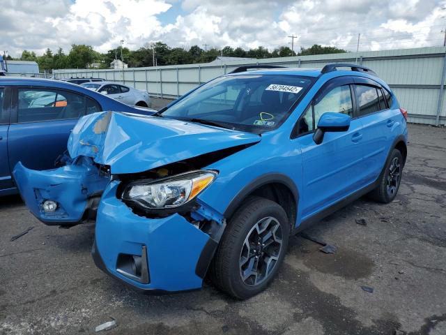 JF2GPABC5HH268662 - 2017 SUBARU CROSSTREK BLUE photo 2