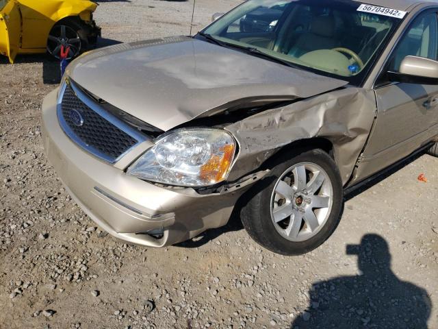 1FAHP24165G130608 - 2005 FORD FIVE HUNDR TAN photo 9