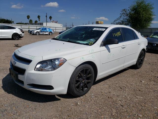 1G1ZB5E06CF283411 - 2012 CHEVROLET MALIBU LS WHITE photo 2