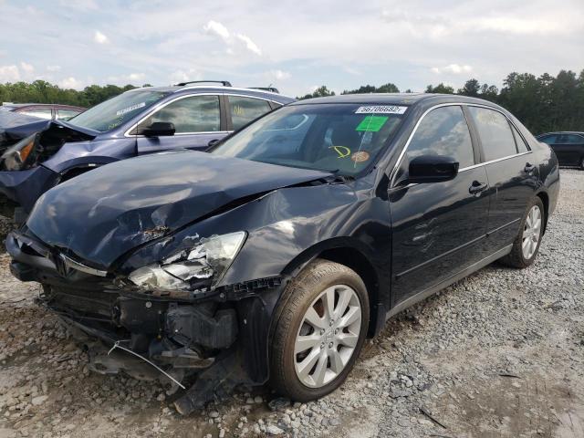 1HGCM66306A052108 - 2006 HONDA ACCORD LX BLACK photo 2