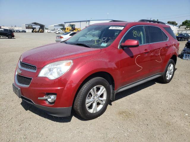 2GNFLGE35F6228886 - 2015 CHEVROLET EQUINOX LT BURGUNDY photo 2