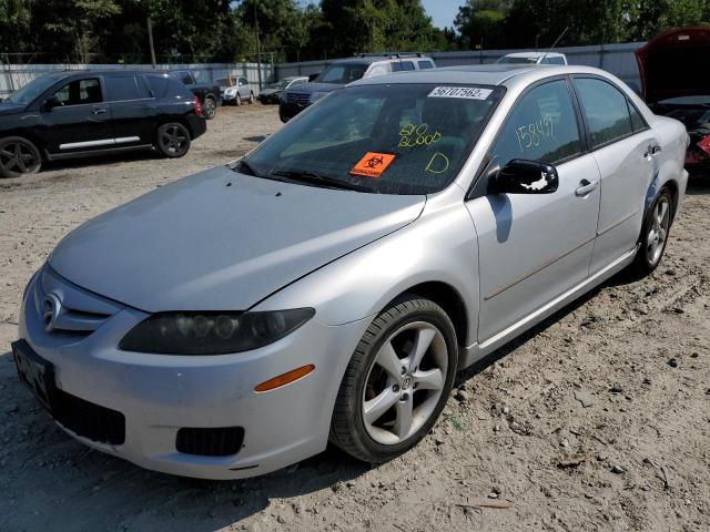 1YVHP80C075M39455 - 2007 MAZDA 6 I SILVER photo 2