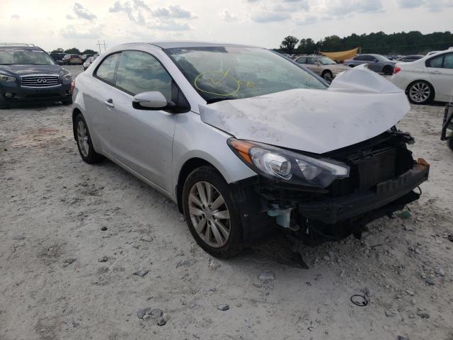 KNAFX6A8XE5194590 - 2014 KIA FORTE EX GRAY photo 1