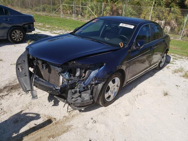 1HGCP2F34AA047230 - 2010 HONDA ACCORD LX BLUE photo 2