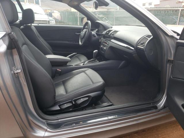 WBAUL7C59BVM80681 - 2011 BMW 128 I GRAY photo 5