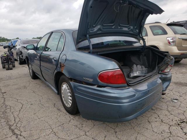 1G4HP54K024139110 - 2002 BUICK LESABRE CU BLUE photo 3