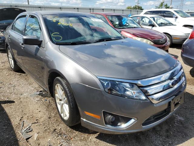 3FAHP0JG5CR307832 - 2012 FORD FUSION SEL GRAY photo 1