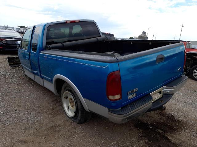 1FTZX18W0WKA66322 - 1998 FORD F150 BLUE photo 3