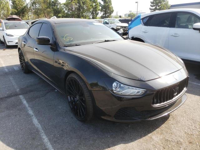 ZAM57XSA9G1166887 - 2016 MASERATI GHIBLI BLACK photo 1