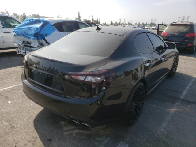 ZAM57XSA9G1166887 - 2016 MASERATI GHIBLI BLACK photo 4