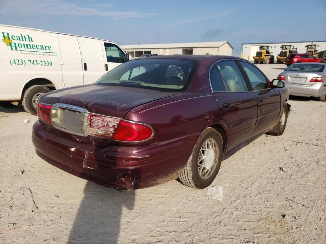 1G4HP52K044134950 - 2004 BUICK LESABRE CU BURGUNDY photo 4