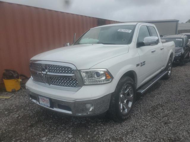 1C6RR6JT2GS125127 - 2016 RAM 1500 LARAM WHITE photo 2