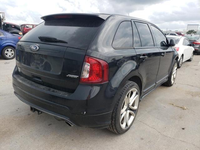 2FMDK3AK8BBA39896 - 2011 FORD EDGE SPORT BLACK photo 4