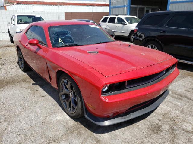 2C3CDYAGXCH121070 - 2012 DODGE CHALLENGER RED photo 1