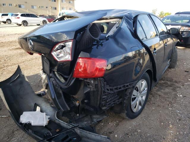 3VW2K7AJ1CM328464 - 2012 VOLKSWAGEN JETTA BASE 黑色 照片 4