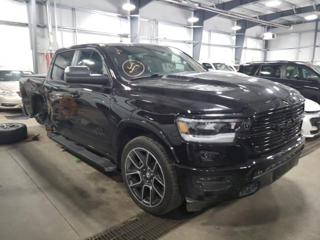 1C6SRFJT8KN618948 - 2019 RAM 1500 LARAM BLACK photo 1