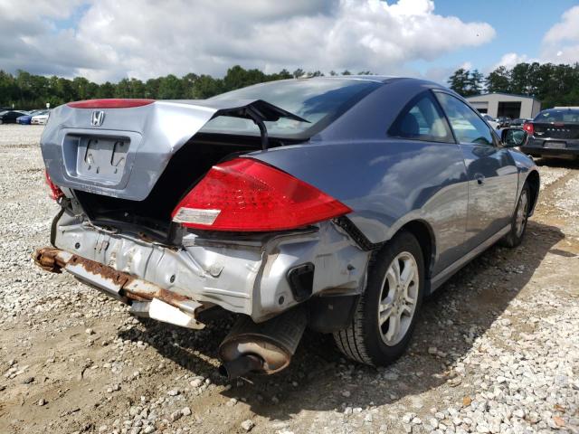 1HGCM72696A020666 - 2006 HONDA ACCORD EX BLUE photo 4