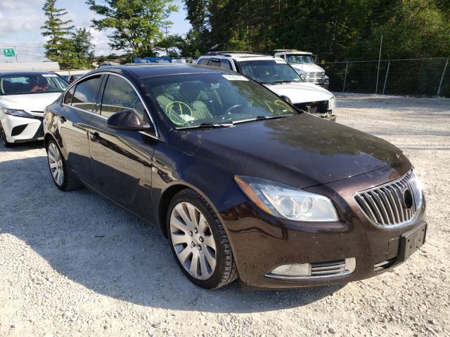 W04G15GV1B1066204 - 2011 BUICK REGAL CXL MAROON photo 1