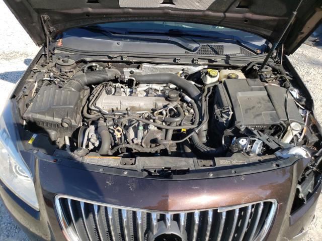 W04G15GV1B1066204 - 2011 BUICK REGAL CXL MAROON photo 7